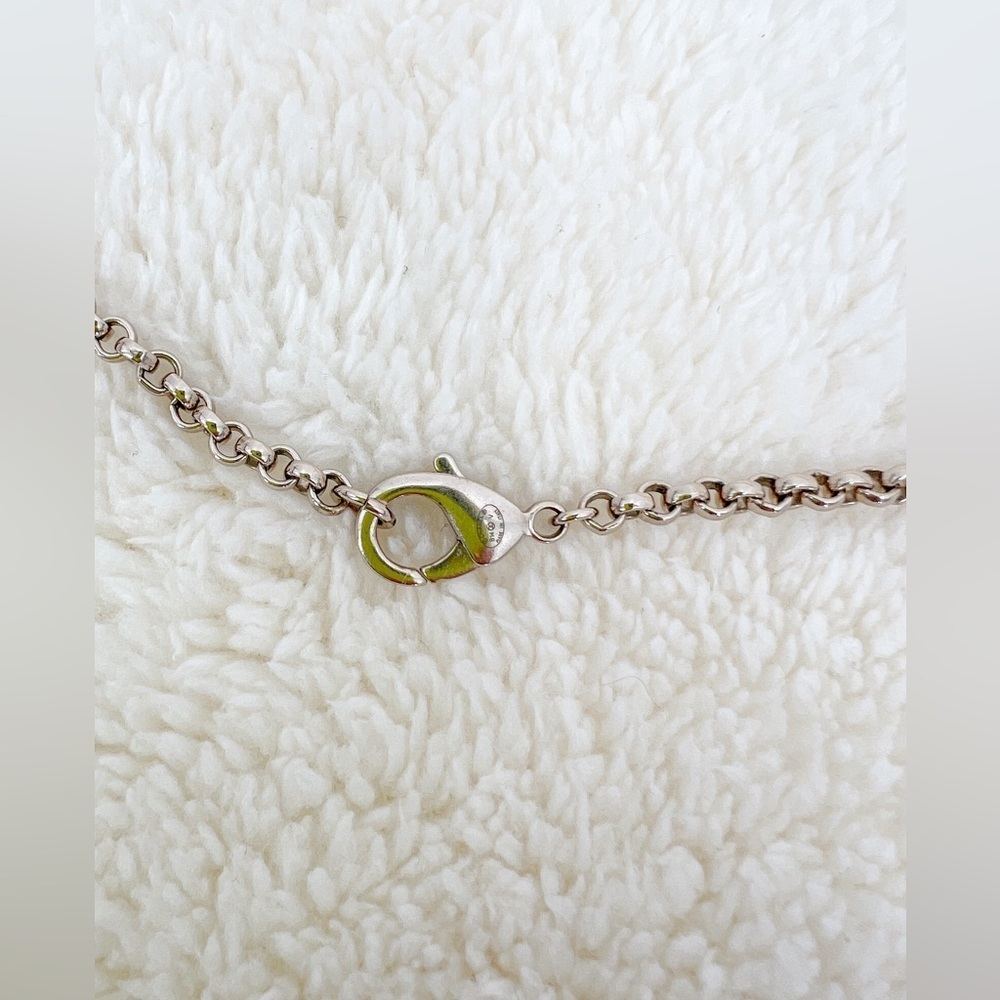 Authentic CHANEL Enamel, Faux Pearl & Resin 100th Anniversary Station Necklace - Picture 9 of 12